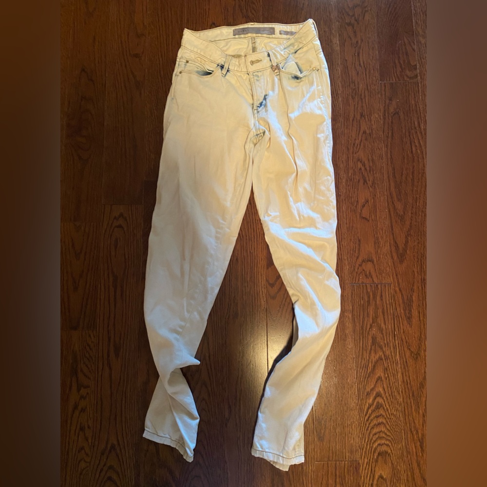 Guess curvy fit acid wash skinny jeans
